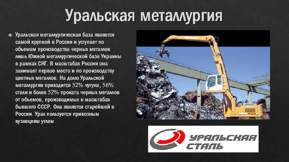 Ресурсная база черной металлургии