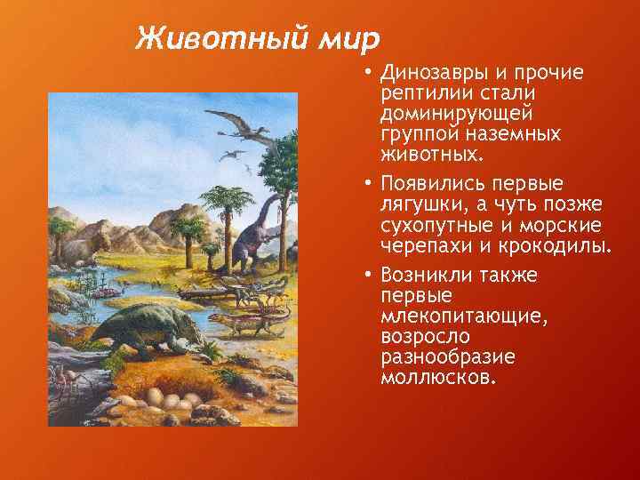 Период мезозоя сканворд 5. Мезозойская Эра растительный и животный. Растительный мир и животные мезозойской эры. Мезозойская Эра животные.