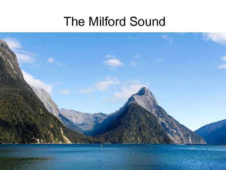 The Milford Sound 