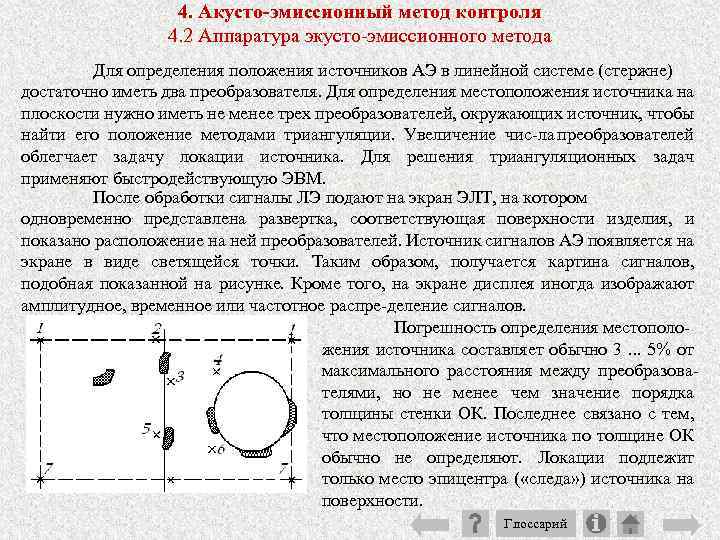 4. Акусто-эмиссионный метод контроля 4. 2 Аппаратура экусто эмиссионного метода Для определения положения источников