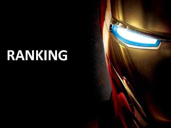IRON RANKING MAN 