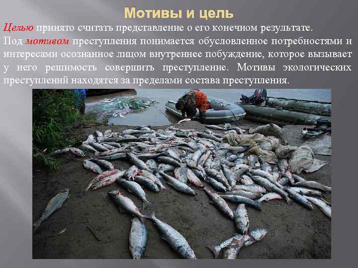 Мотивы и цель Целью принято считать представление о его конечном результате. Под мотивом преступления