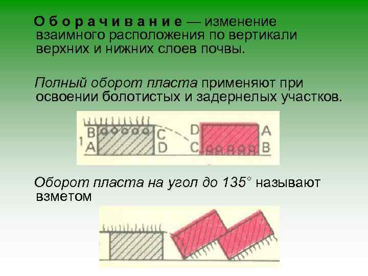 О б о р а ч и в а н и е — изменение