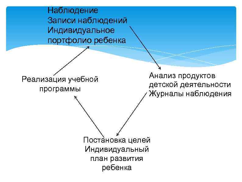 Запись наблюдений. Цель индивидуальных наблюдений. Индивидуальное наблюдение.