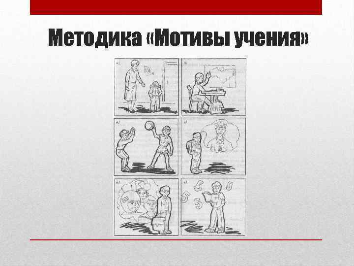 Методика «Мотивы учения» 