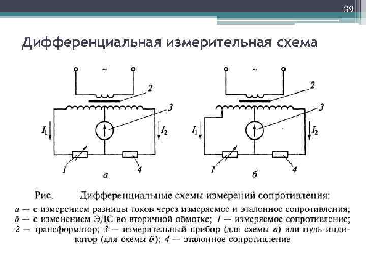 Измерительная схема дифференциальная