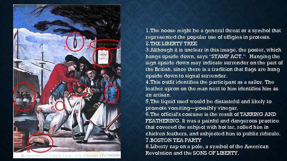 1. The noose might be a general threat or a symbol that represented the