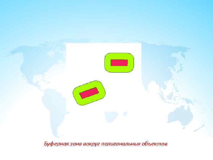 Буферная зона вокруг полигональных объектов 