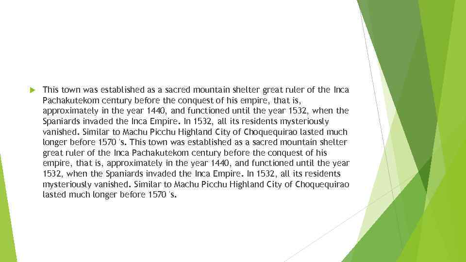  This town was established as a sacred mountain shelter great ruler of the