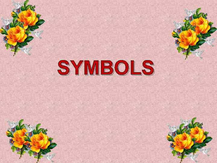 SYMBOLS 