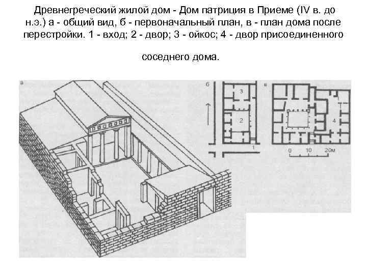  Древнегреческий жилой дом - Дом патриция в Приеме (IV в. до н. э.