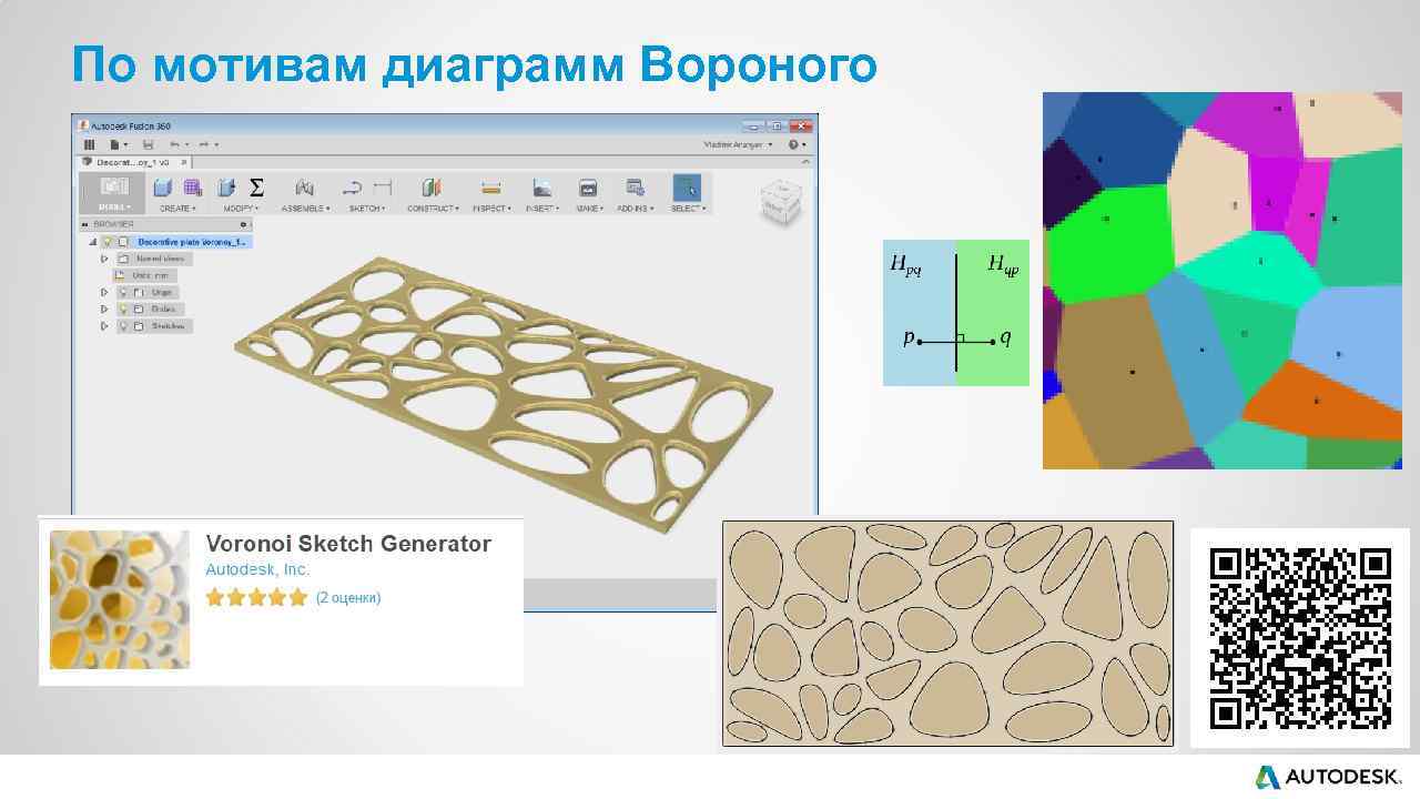 По мотивам диаграмм Вороного 