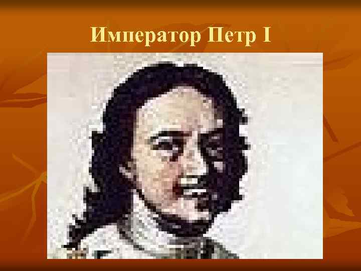 Император Петр I 
