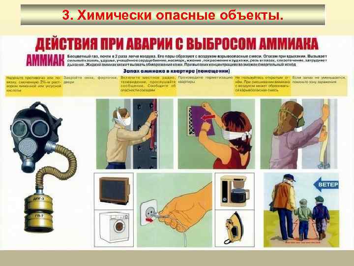 3. Химически опасные объекты. 