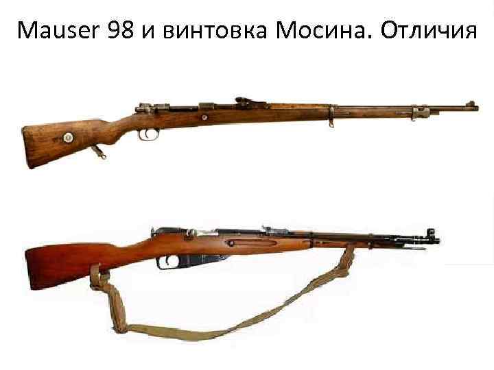 Mauser 98 и винтовка Мосина. Отличия 