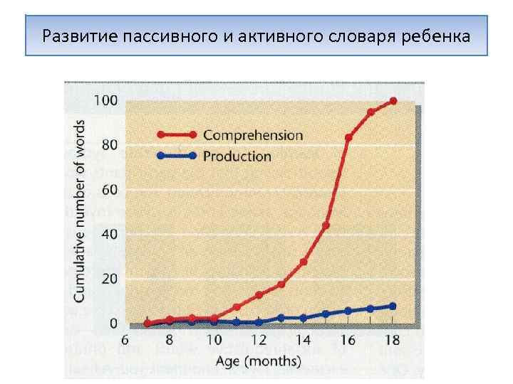 Развитие пассивного и активного словаря ребенка 