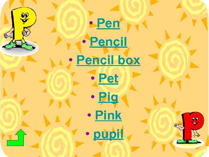  • Pencil box • Pet • Pig • Pink • pupil 