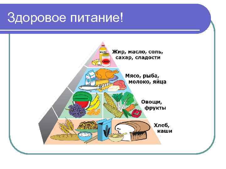 Здоровое питание! 