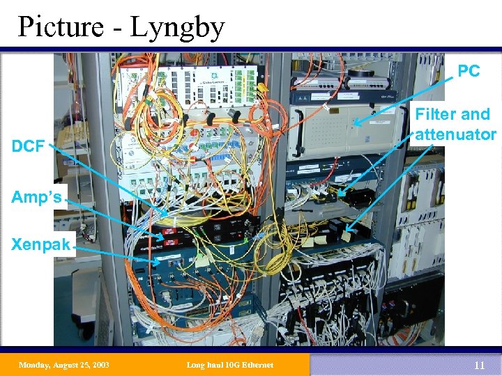 Picture - Lyngby PC Filter and attenuator DCF Amp’s Xenpak Monday, August 25, 2003