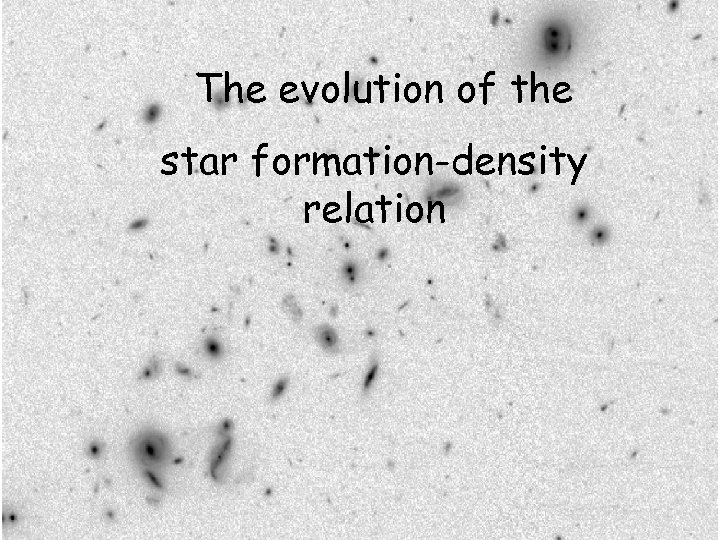 The evolution of the star formation-density relation 