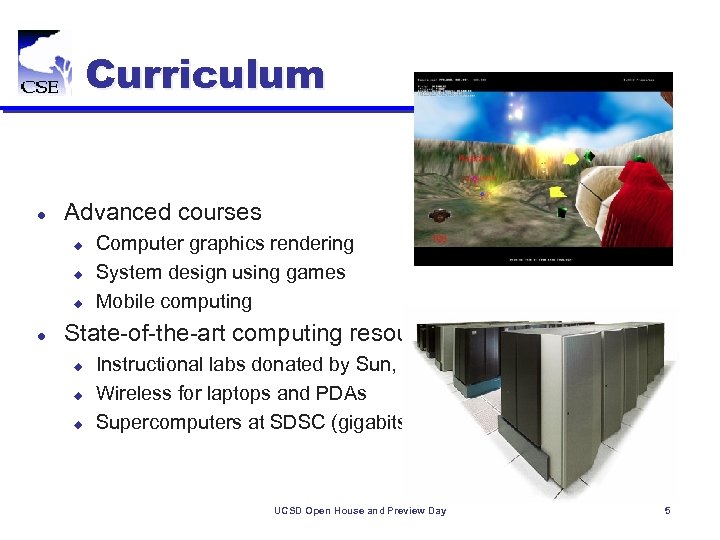 Curriculum l Advanced courses u u u l Computer graphics rendering System design using