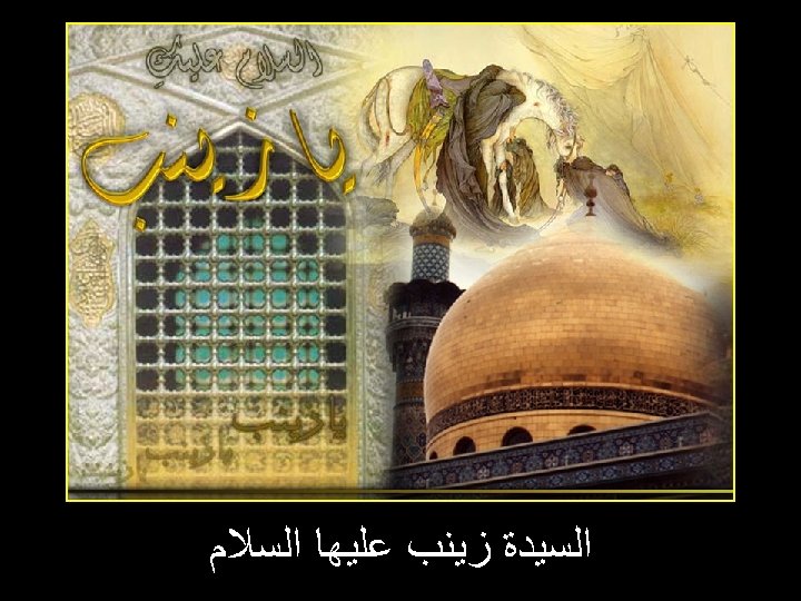  ﺍﻟﺴﻴﺪﺓ ﺯﻳﻨﺐ ﻋﻠﻴﻬﺎ ﺍﻟﺴﻼﻡ 