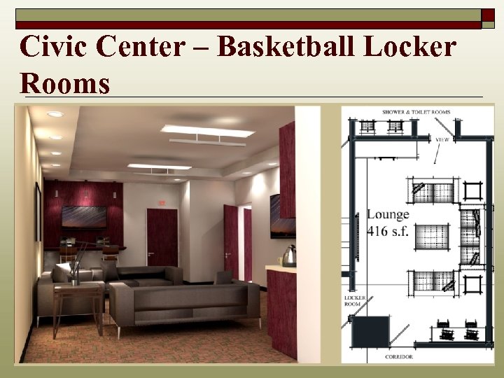 Civic Center – Basketball Locker Rooms 