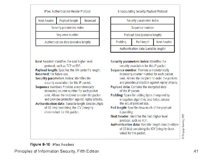 Principles of Information Security, Fifth Edition 41 