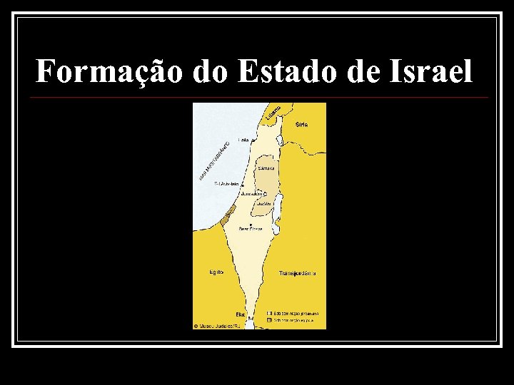 Formação do Estado de Israel 