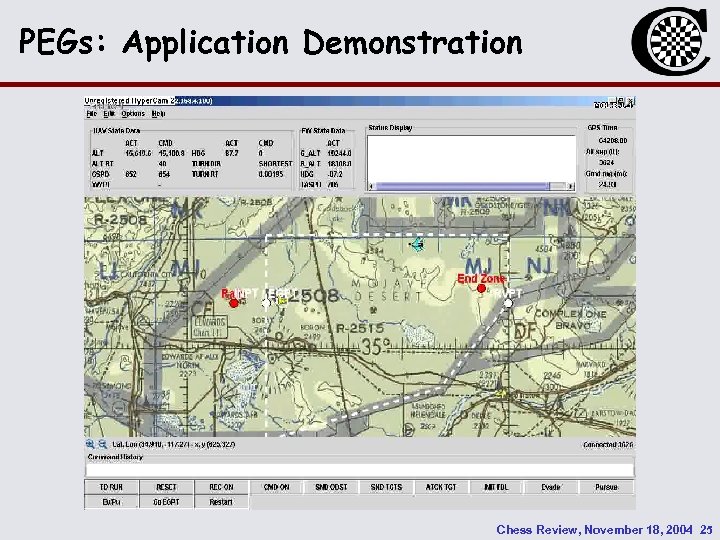 PEGs: Application Demonstration Chess Review, November 18, 2004 25 