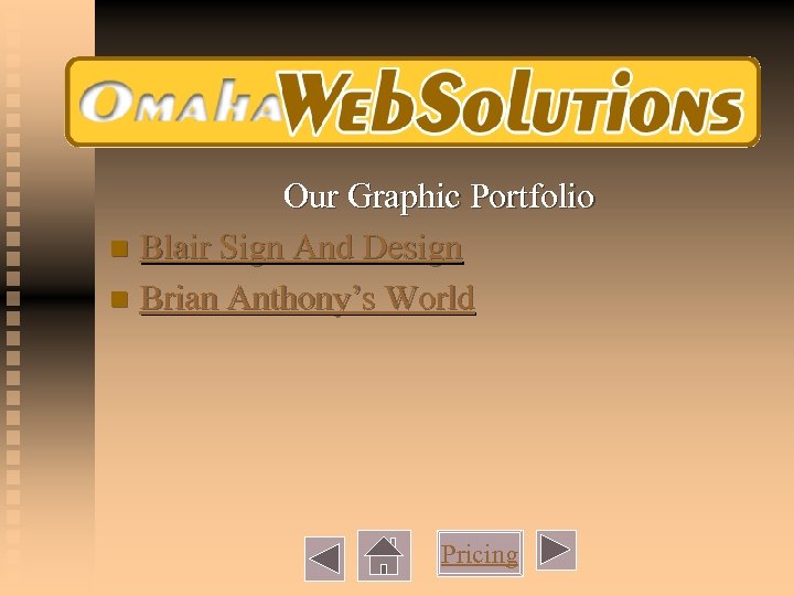 Our Graphic Portfolio n Blair Sign And Design n Brian Anthony’s World Pricing 