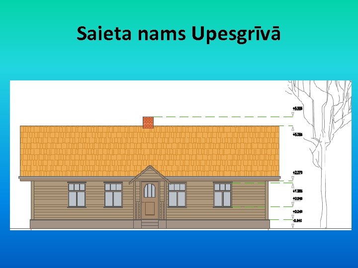 Saieta nams Upesgrīvā 