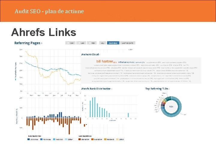 Audit SEO - plan de actiune Ahrefs Links 