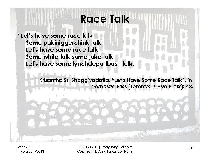 Race Talk “Let’s have some race talk Some pakiniggerchink talk Let’s have some race
