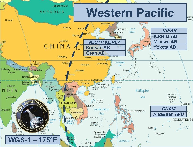 Western Pacific SOUTH KOREA Kunsan AB Osan AB JAPAN Kadena AB Misawa AB Yokota