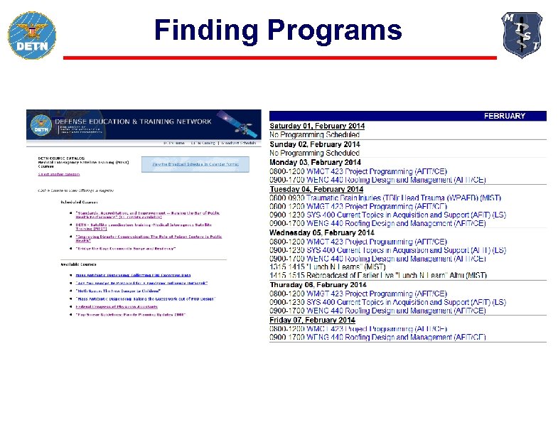 Finding Programs 