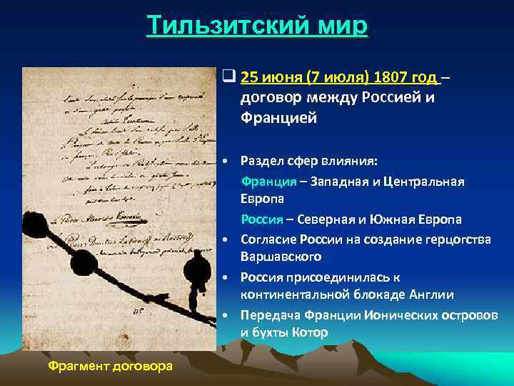 1807 год какой мир. Тильзитский договор 1807. 25 Июня 1807 Тильзитский мир. Тильзитский Мирный договор между Россией и Францией. Договор между Францией и Россией 1807.