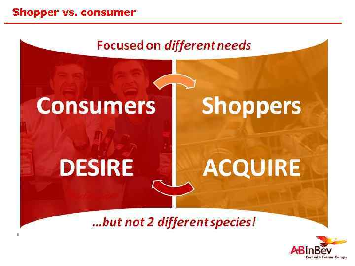 Shopper vs. consumer 4 