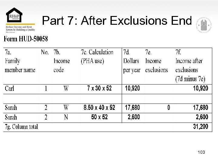 Part 7: After Exclusions End 103 
