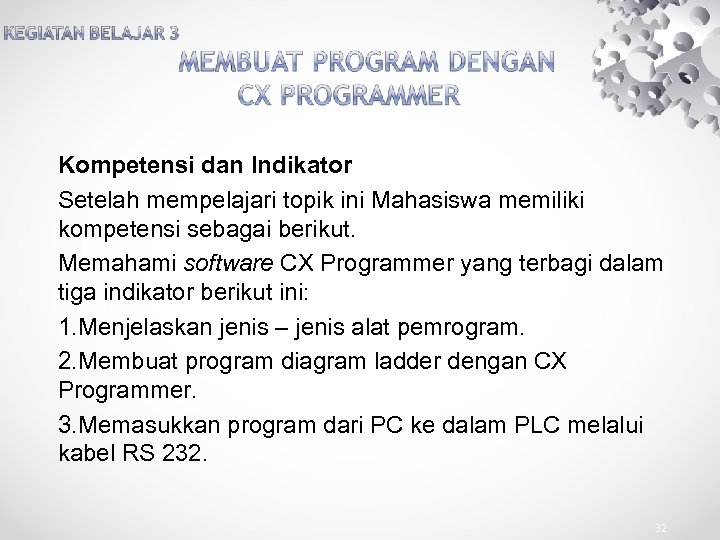 Kompetensi dan Indikator Setelah mempelajari topik ini Mahasiswa memiliki kompetensi sebagai berikut. Memahami software