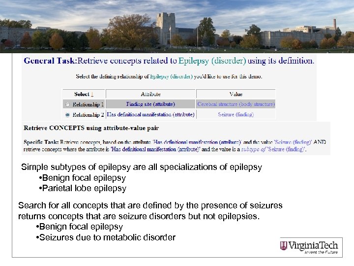 Simple subtypes of epilepsy are all specializations of epilepsy • Benign focal epilepsy •