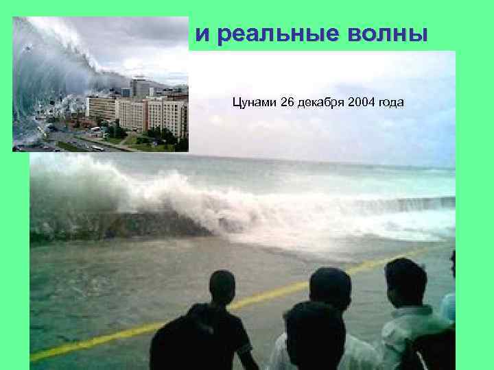 … и реальные волны Цунами 26 декабря 2004 года 