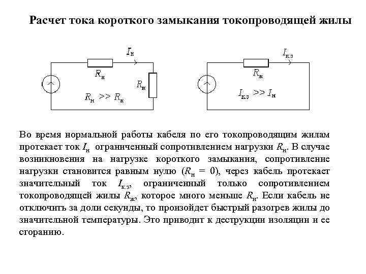 Расчет тока