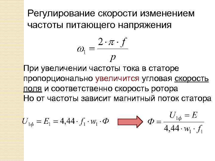 Изменение частоты