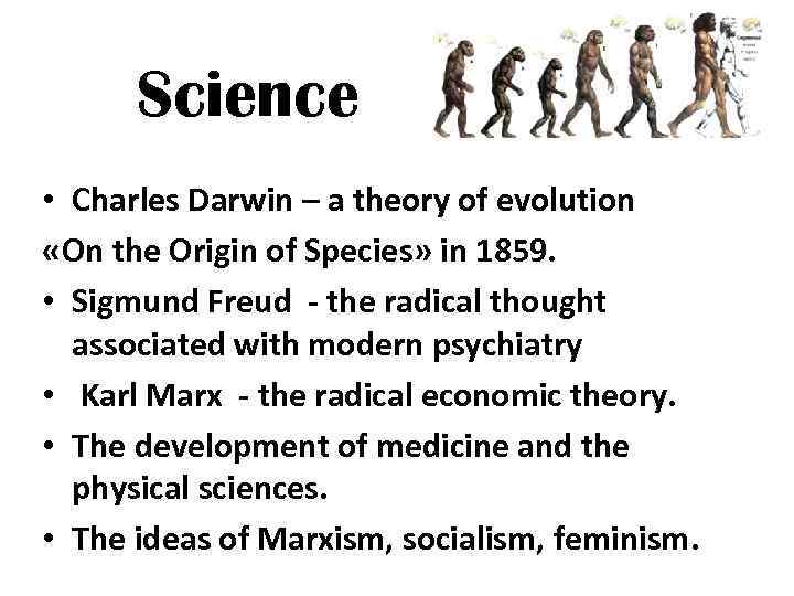 Science • Charles Darwin – a theory of evolution «On the Origin of Species»