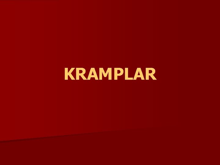 KRAMPLAR 