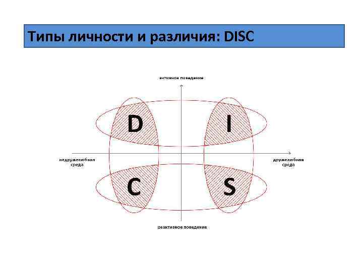 Типы личности и различия: DISC 