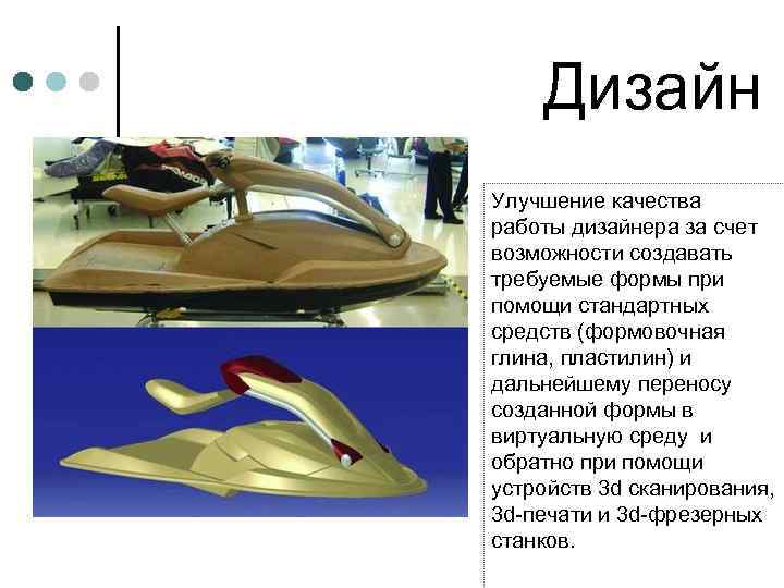 Дизайн Улучшение качества работы дизайнера за счет возможности создавать требуемые формы при помощи стандартных