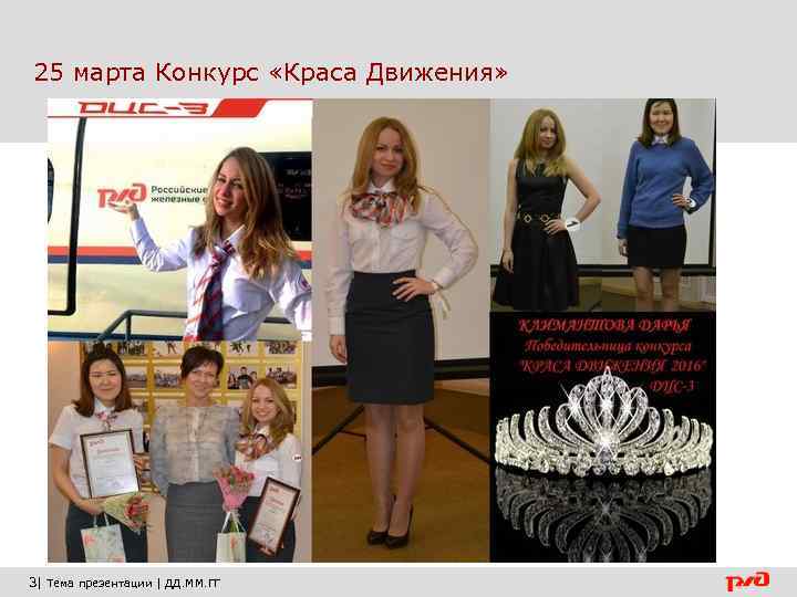 25 марта Конкурс «Краса Движения» 3| Тема презентации | ДД. ММ. ГГ 