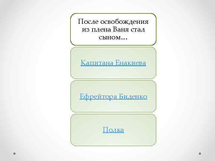 После освобождения из плена Ваня стал сыном… Капитана Енакиева Ефрейтора Биденко Полка 